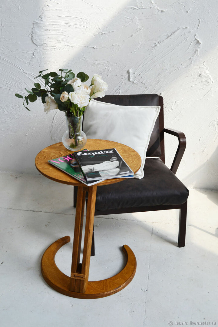 Lunar Crescent Side Table